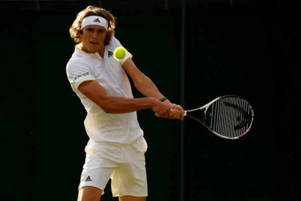 Zverev's backhand could be an important shot in this match (Getty/Shaun Botterill)