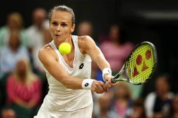 Magdalena Rybarikova will look to bring a lot of variety to Centre Court (Getty/Julian Finney)