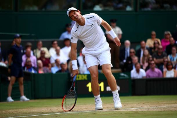 Murray struggled during his loss to Querrey at Wimbledon (Getty/Clive Brunskill)