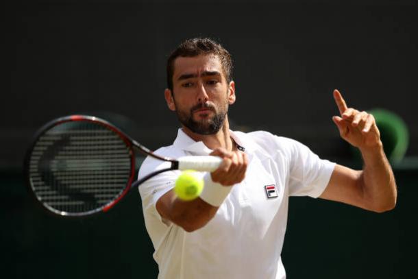 Marin Cilic will look to use his forehand to great effect on Friday (Getty/Julian Finney)