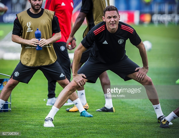 Nemanja Matic in training