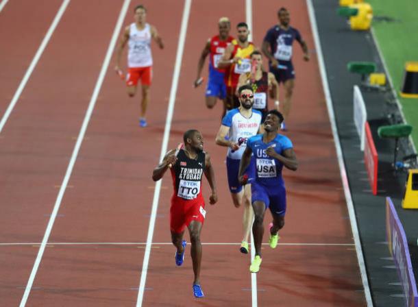 Gordon leads the field home to take a surprise gold medal (Getty/Michael Steele)