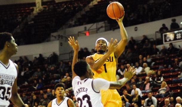 Mosquera-Perea was the hero of ETSU's win over Mississippi State in December/Photo: Joe Avento/Johnson City Press