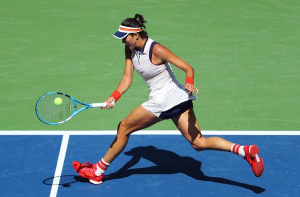 Garbine Muguruza impressed as she eased into the second round in New York (Getty/Richard Heathcote)