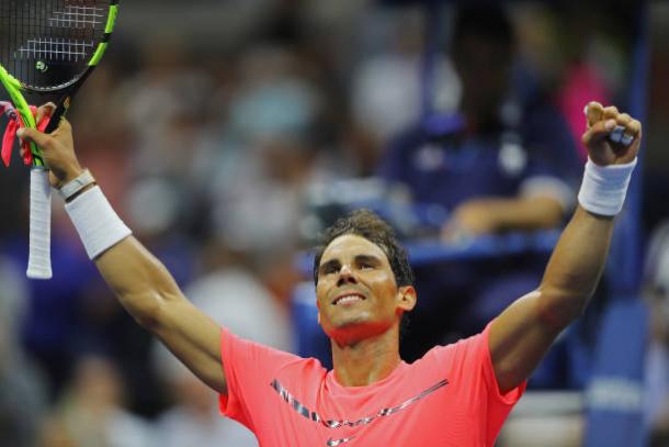 Nadal celebrates his victory (Getty/Richard Heathcote)