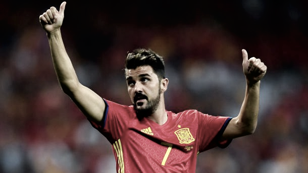 David Villa appeared in Spain's 3-0 win over Italy on Saturday. | Photo: David Ramos/Getty Images