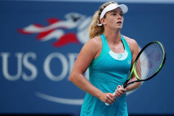 Vandeweghe in action today (Getty/Matthew Stockman)