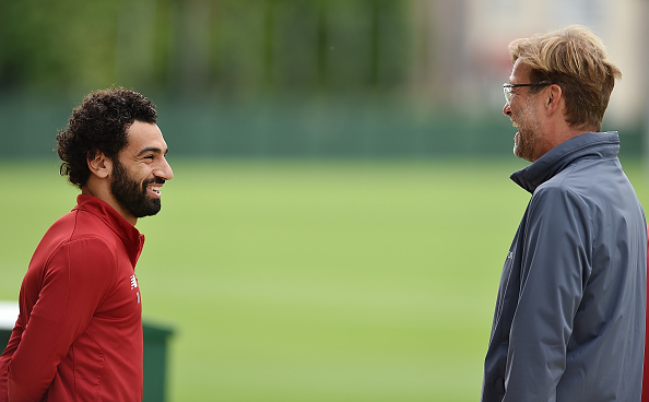 Jürgen Klopp y Mohamed Salah | Getty Images