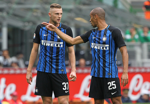 Skriniar e Miranda comandam a zaga da Inter (Foto: Marco Luzzani/FC Internazionale)