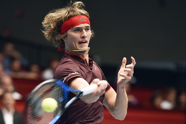 Alexander Zverev partaking in Vienna, where he exited at the quarterfinal stage (Photo: Hans Punz/Getty Images)