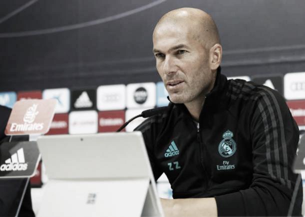 Entrevista coletiva de Zinedine Zidane | Foto: Angel Martinez/Getty Images