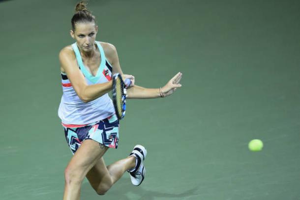 Pliskova fell just short in a battle between two former world number ones (Getty/Matt Roberts)