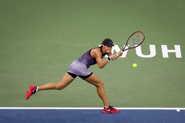 Garcia impressed as she overcame Kerber to reach the second round in Wuhan (Getty/Wang He)