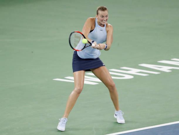 Kvitova fell just short in the longest WTA match of 2017 (Getty/Kevin Lee)