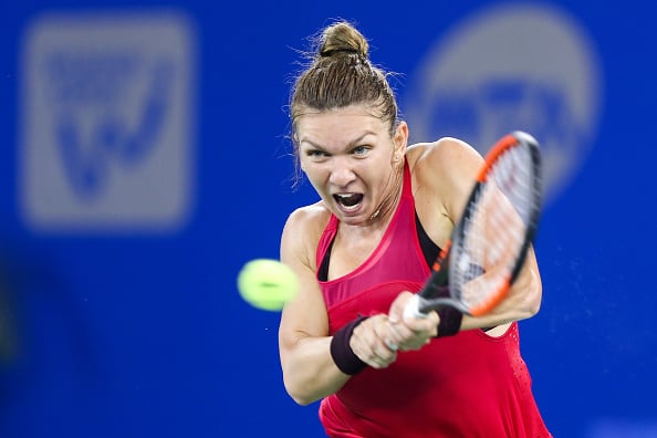 Halep struggled and fell to one of her worst losses of the season (Getty/Yifan Ding)