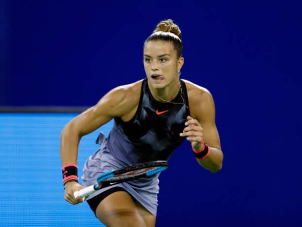 Sakkari lost today, though this has still been a breakthrough tournament for her (Getty/Kevin Lee)