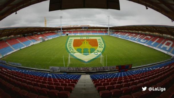 Estadio Los Pajaritos en Soria. | Foto: LaLiga