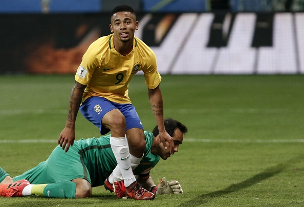 No retorno a Arena do Palmeiras, Gabriel Jesus marcou duas vezes (Foto: Miguel Schincariol/AFP)