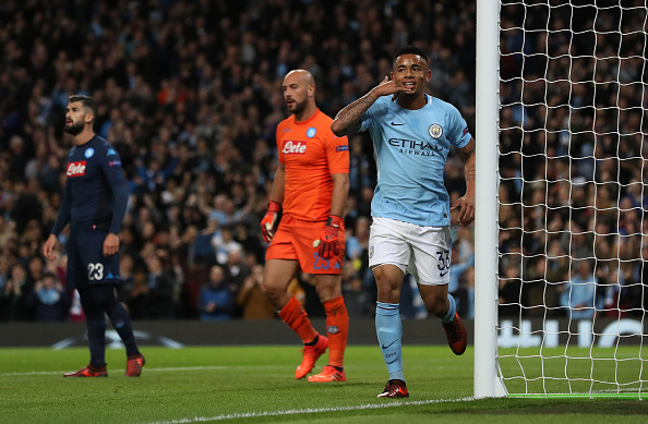 Gabriel fez 2 a 0 para o Manchester City (Foto: Paul Greenwood - CameraSport via Getty Images)
