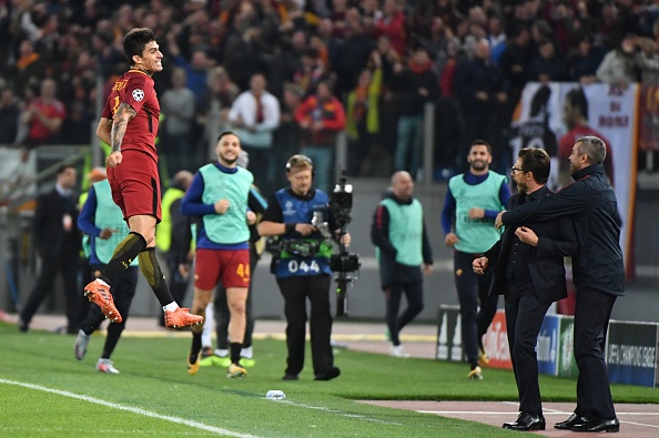 Perotti selou o caixão do Chelsea (Foto: Alberto Pizzoli/AFP)