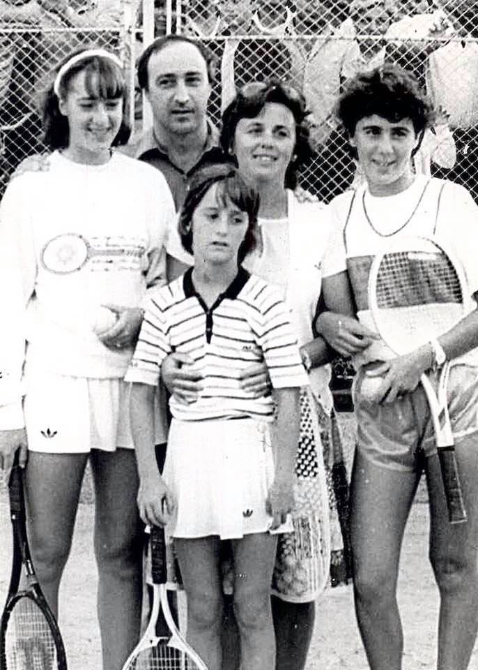 The Maleeva family back in the day. Photo: Manuela Maleeva Facebook