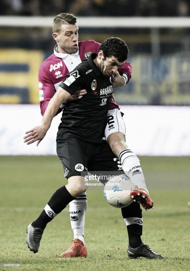 Imagen de un encuentro de Serie B entre Spezia y Parma. Foto: gettyimages.com