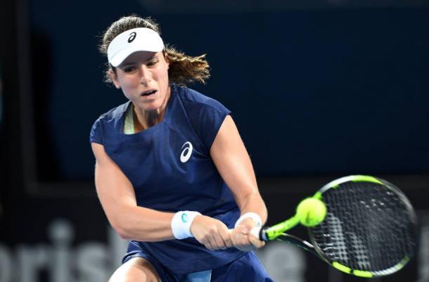 Konta will be looking to attack as much as possible to impose herself on the match (Getty/Bradley Kanaris)