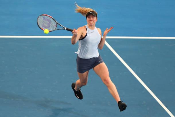 Svitolina will look to be aggressive as possible when she plays in the final (Getty/Chris Hyde)