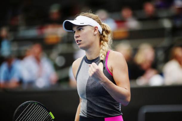 Wozniacki reached the final in Auckland last week (Getty/Anthony Au-Yeung)