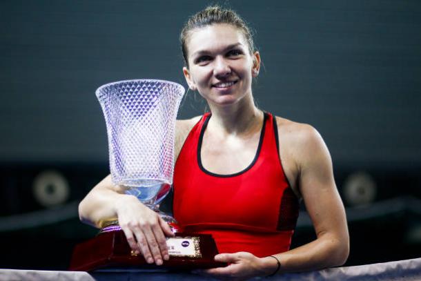 Halep won the title in Shenzhen last week (Getty/Zhong Zhi)