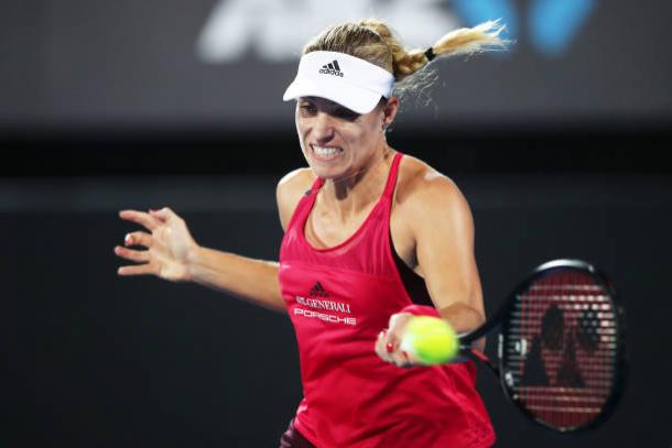 Kerber in action as she beat Williams for the fifth time (Getty/Matt King)