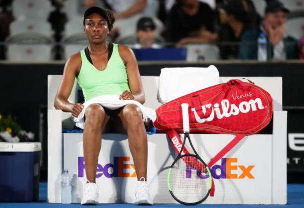 Williams fell to Kerber in her opening match of the 2018 season (Getty/Matt King)