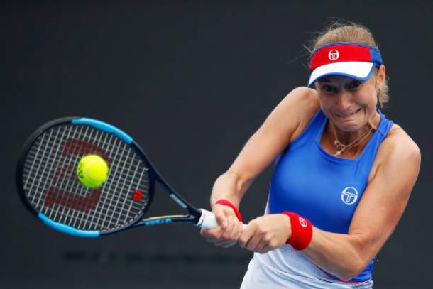 Makarova edges a tight first set | Photo: Scott Barbour/Getty Images