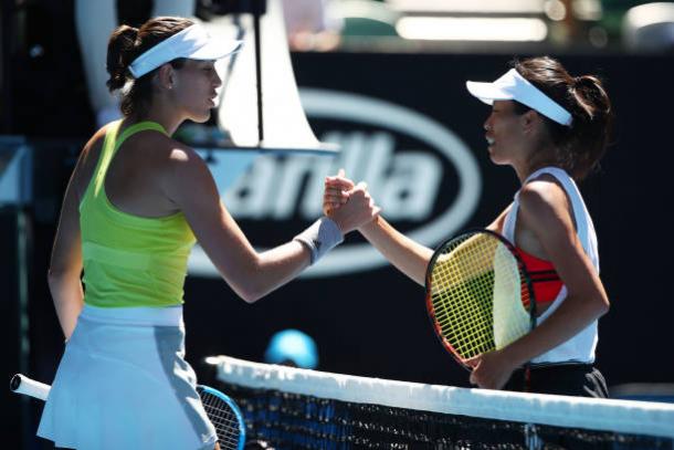 Garbine Muguruza was, by ranking, the biggest casualty of the second round (Getty/Clive Brunskill)