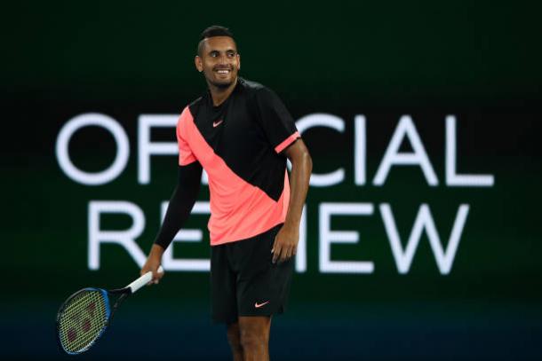 Kyrgios has impressed so far (Getty/Cameron Spencer)