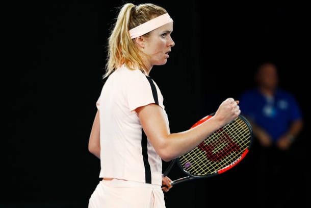 Svitolina produced a commanding performance to reach the last eight (Getty/Michael Dodge)