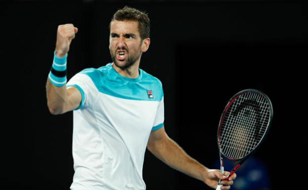 Marin Cilic during his quarterfinal match (Getty/XIN LI)