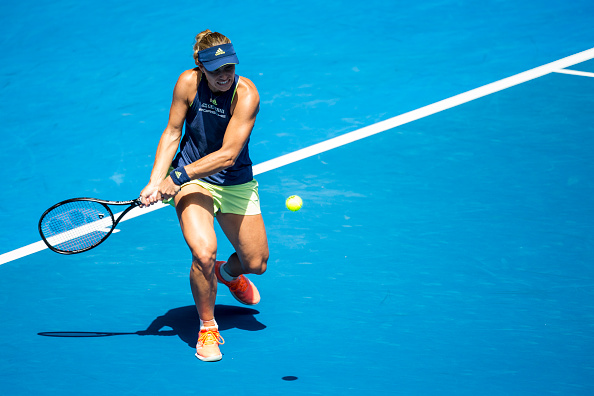 Angelique Kerber in action during her quarterfinal match at the Australian Open. (Photo: Getty Images/Icon Sportswire)