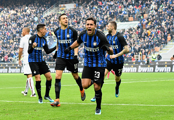 Éder abriu o placar bem no início da partida (Foto: Claudio Villa/FC Internazionale)