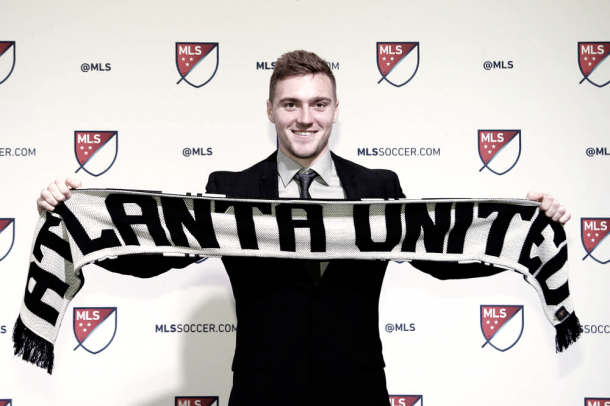 Julian Gressel at the MLS SuperDraft. | Photo: Andy Mead/YCJ/Icon Sportswire