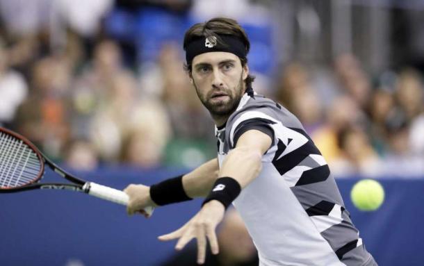 Basilashvili was overwhelmed to start his second career ATP Tour fina/Photo: Mark Humphrey/Associated Press