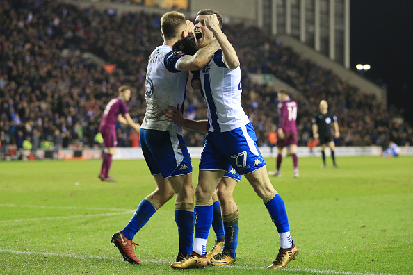 Wigan foi novamente um adversário indigesto para o City (Foto: Simon Stacpoole - Offside/Getty Images)