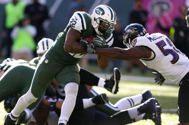 Matt Forte rushes for a touchdown in Week 7 against the Ravens (Photo: Noah K. Murray/ USA TODAY Sports)