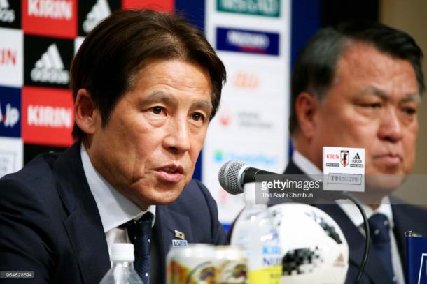 Akira Nishino anunciando la lista definitiva para el Mundial de Rusia | Foto: Getty Images
