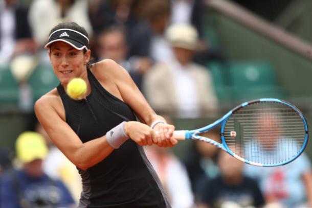 Muguruza was in complete control as she reached her second French Open semifinal (Getty/Cameron Spencer)