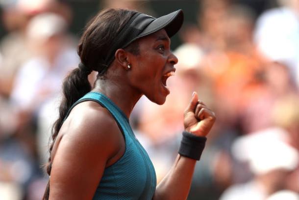 Stephens started strongly in her second Grand Slam final (Getty/Matthew Stockman)