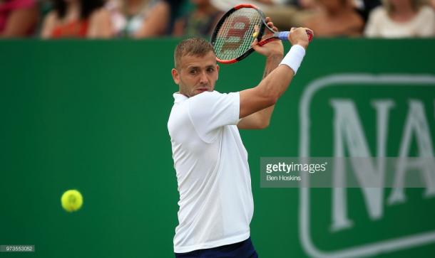 Dan Evans has secured a place in the semi-finals of the Nature Valley Open. (picture: Getty Images / Ben Hoskins)