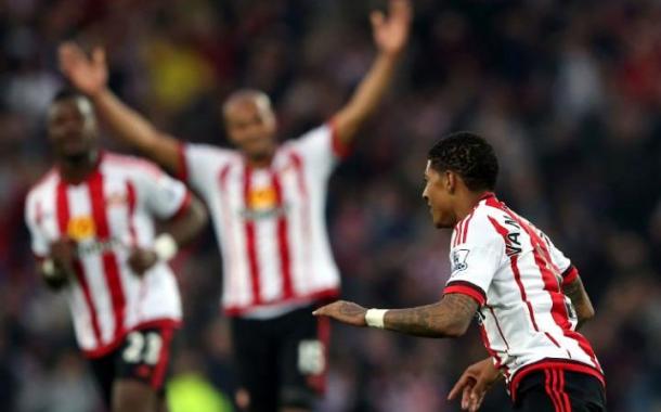 Van Aanholt opened the scoring before half-time (Photo: Reuters)