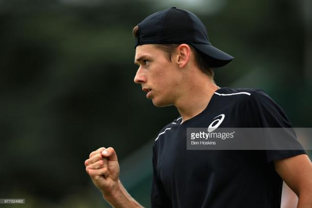 Alex de Minaur edged the opening set. (picture: Getty Images / Ben Hoskins)