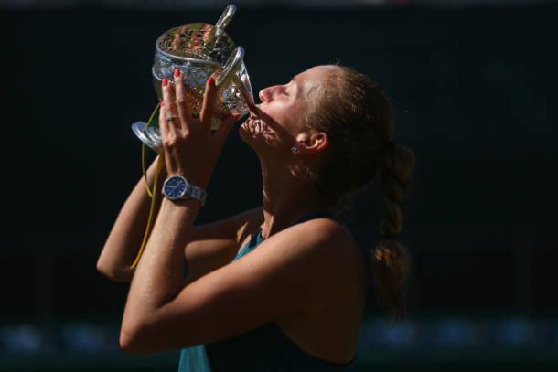 Petra Kvitova defended her title in Birmingham just last week (Getty/Jordan Mansfield)